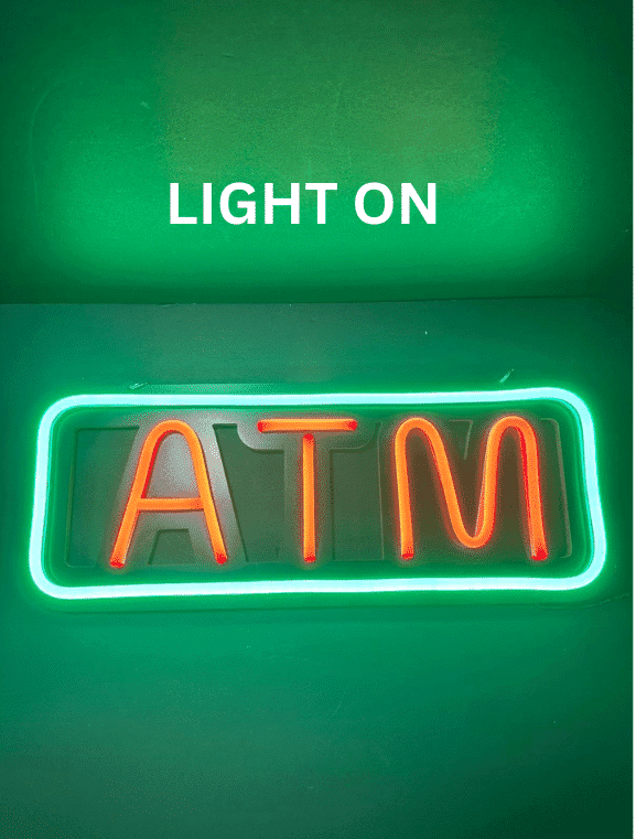 ATM Neon Sign (Green)