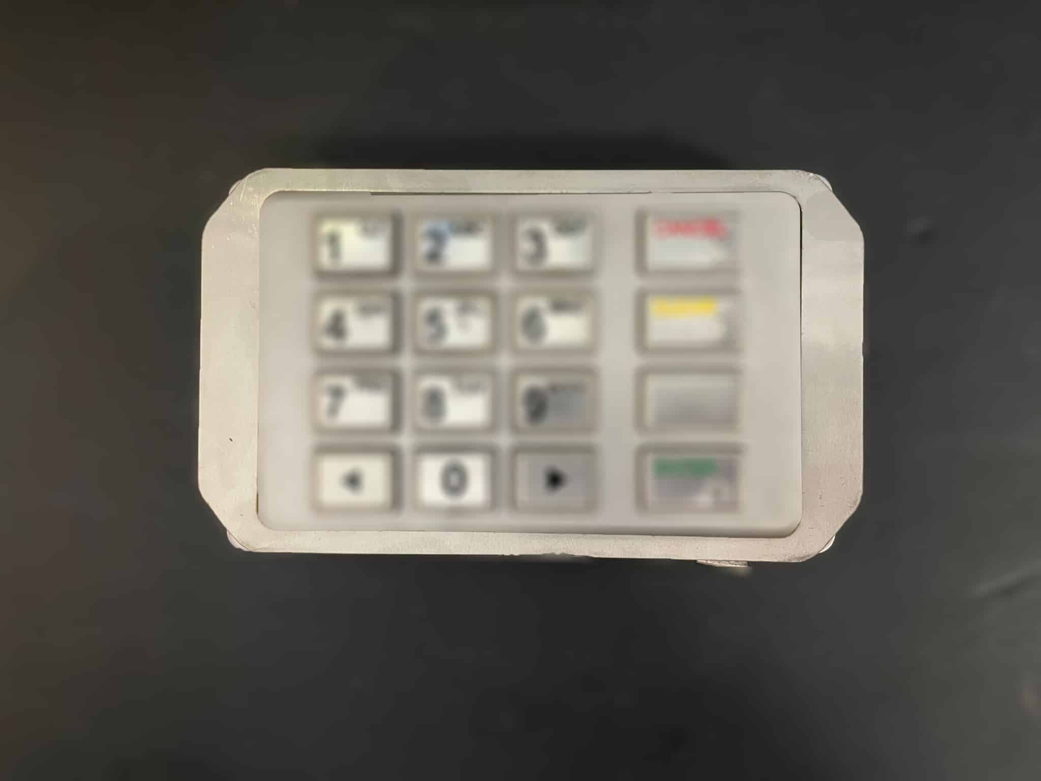 Spacer for Hyosung PCI 3.0/8000R & PCI 5.0/X1 Keypad Upgrade (Generic) for models: 1800se NH2700se 5000ce Part No: S7200001298