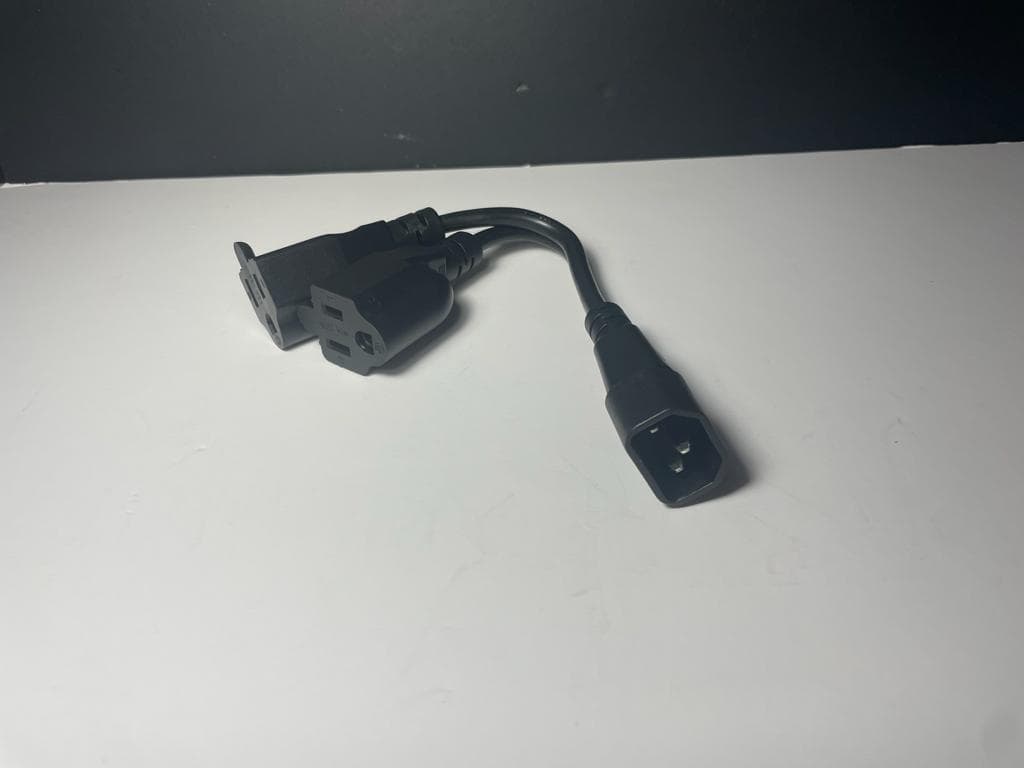 Cable Extension Cord Splitter for ATMs. (Used to power modems, digital toppers and more)