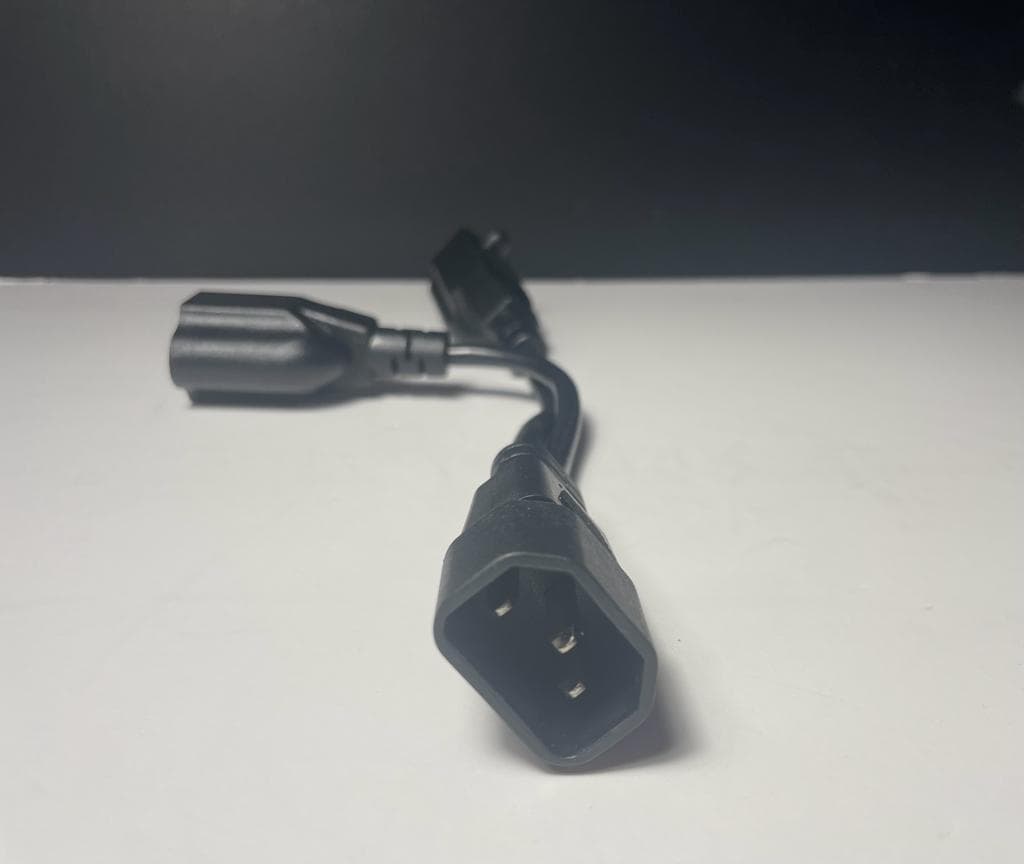 Cable Extension Cord Splitter for ATMs. (Used to power modems, digital toppers and more)