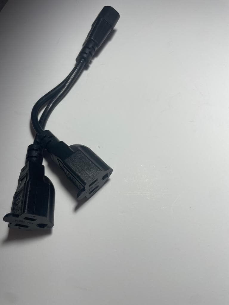 Cable Extension Cord Splitter for ATMs. (Used to power modems, digital toppers and more)