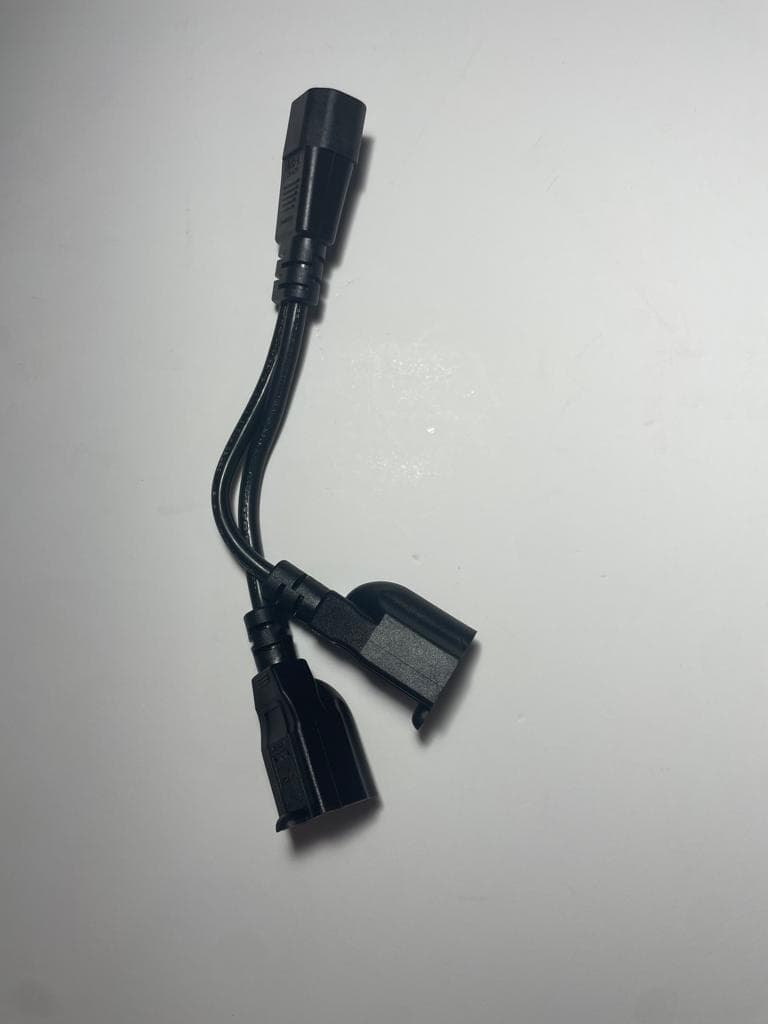 Cable Extension Cord Splitter for ATMs. (Used to power modems, digital toppers and more)