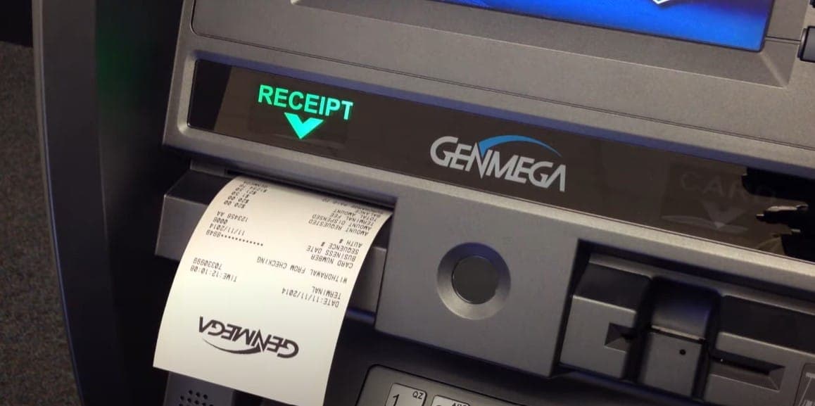 ATM Programming and initial training on how to load cash