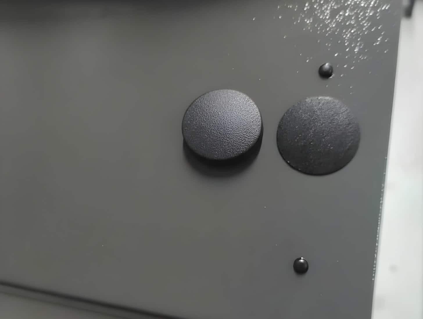Black Plastic Cap - Plugs for holes in ATM Machine Part No. S33800601