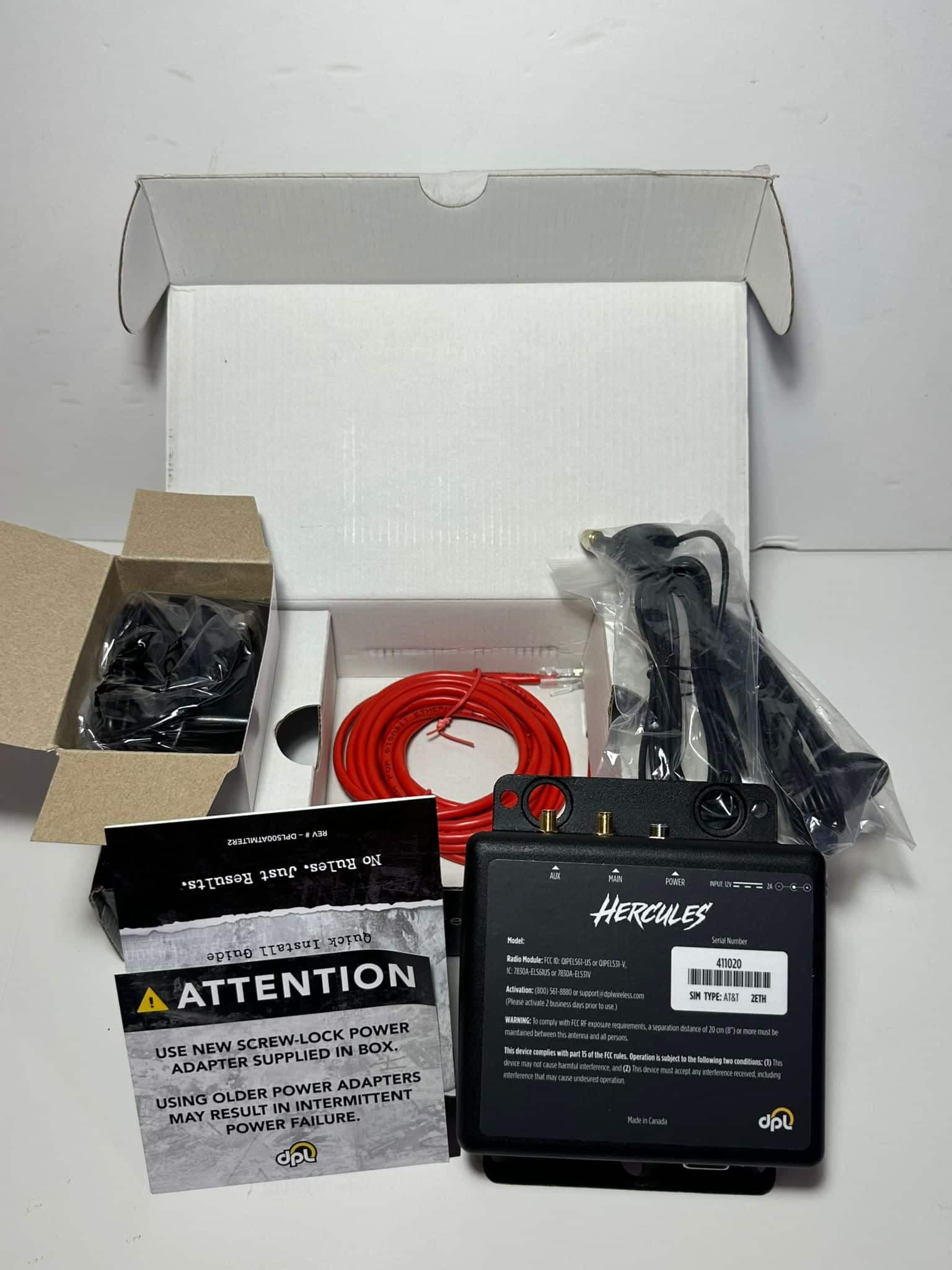 DPL Hercules Modem for ATMs + Splitter Cable