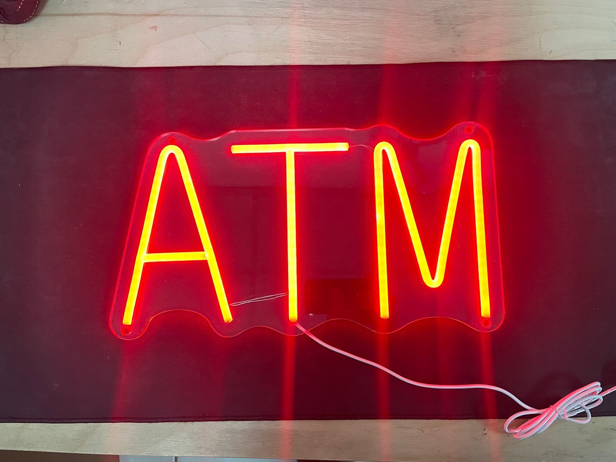 ATM Neon Sign (Red)