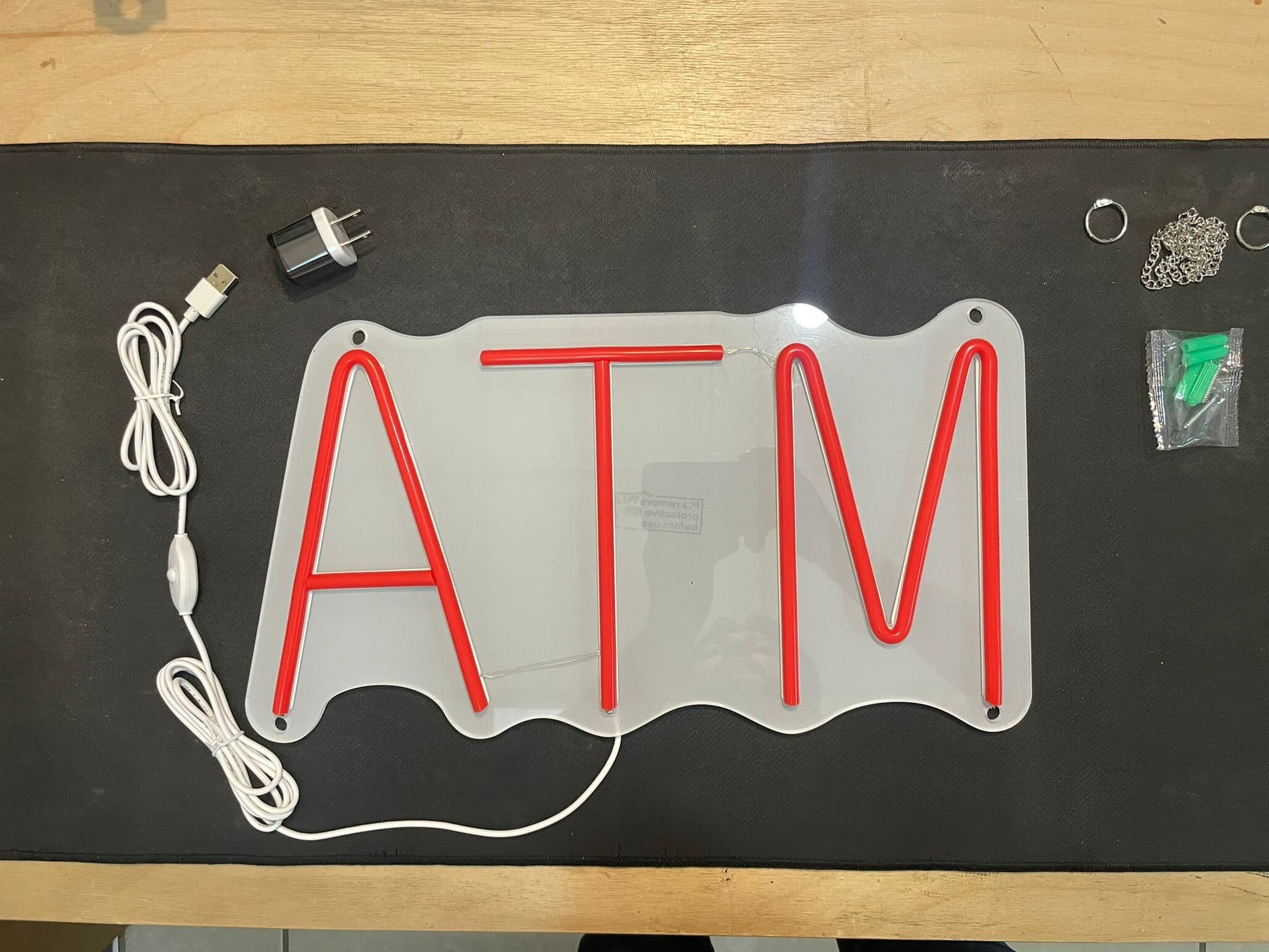 ATM Neon Sign (Red)