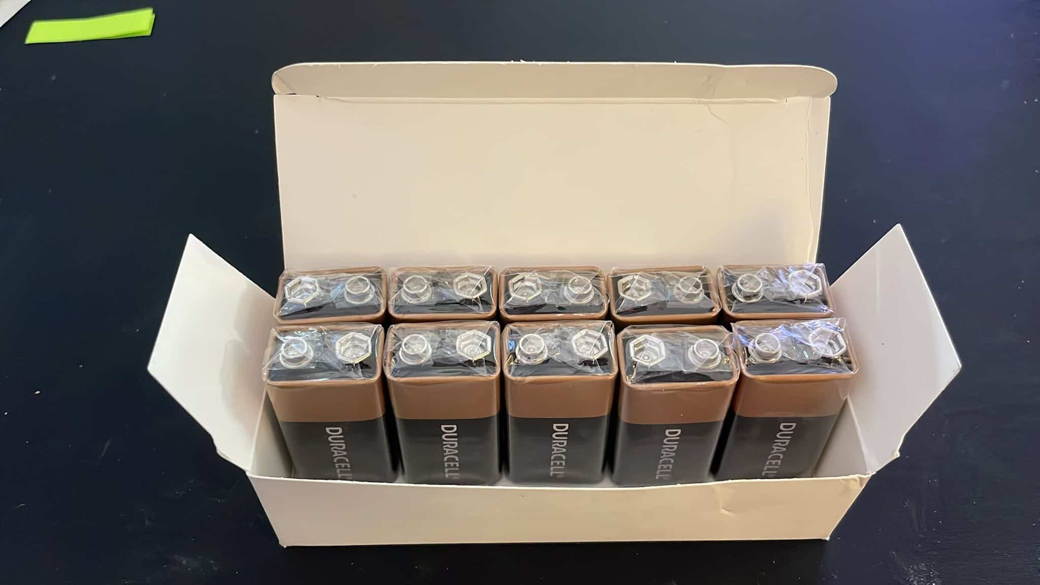 Duracell 9V Battery Pack (5 pieces) for ATM E-Locks