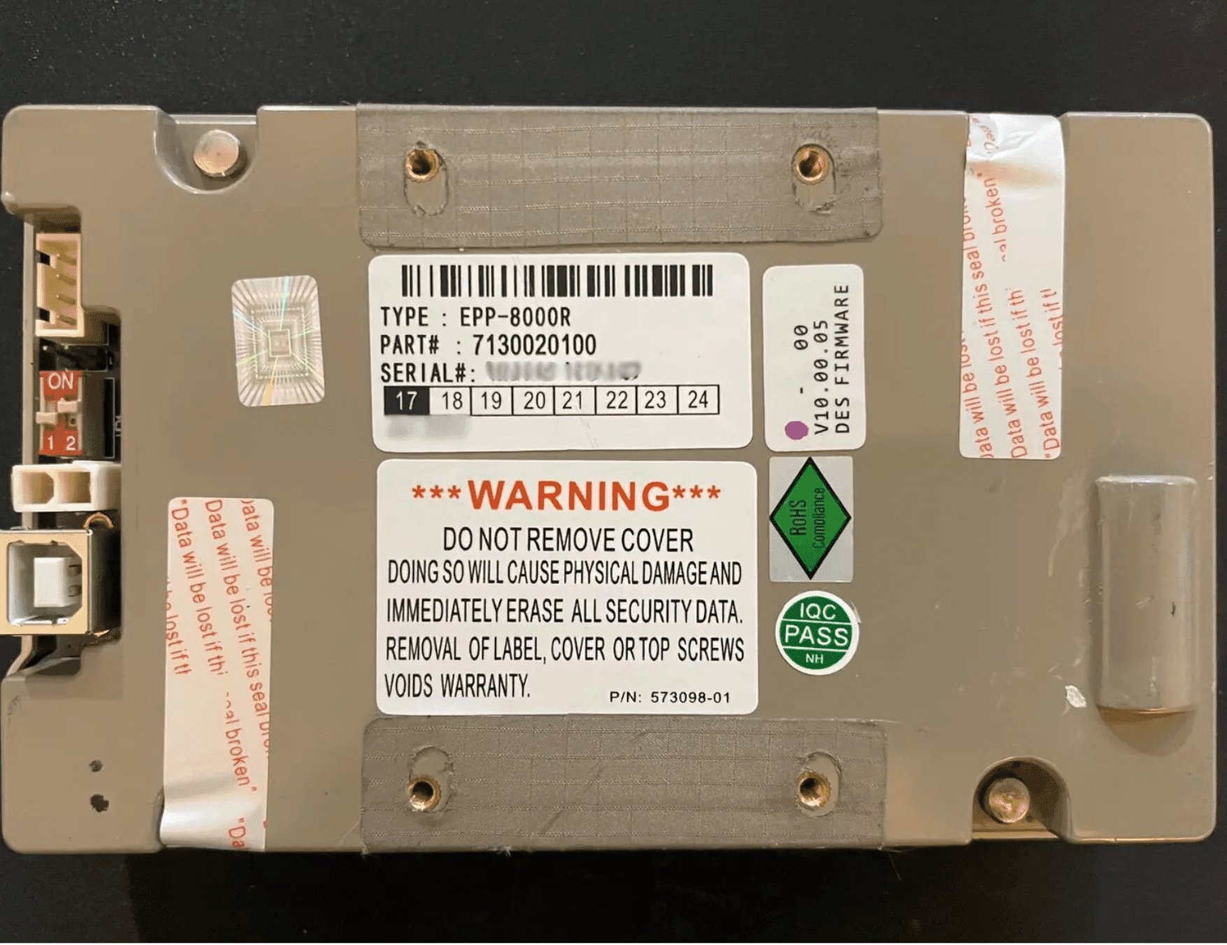 Refurbished Hyosung 8000R Keypad – Part Number: 7130020100