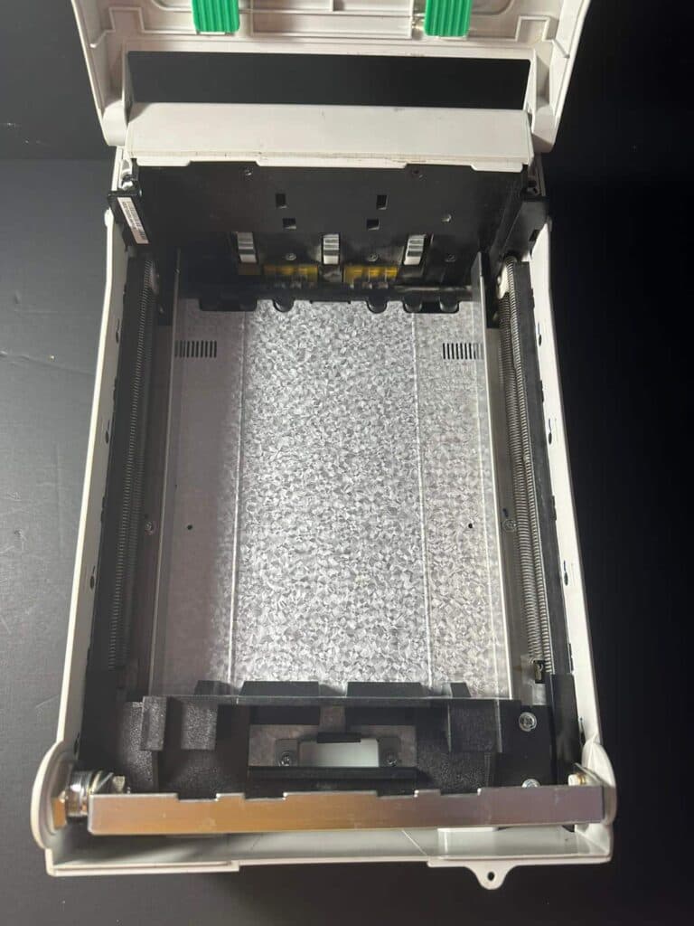 Bundle: Refurbished Nautilus Hyosung 2K Cash Dispenser + Used and tested 2K Cassette – PN: 7010000193, 7310000082