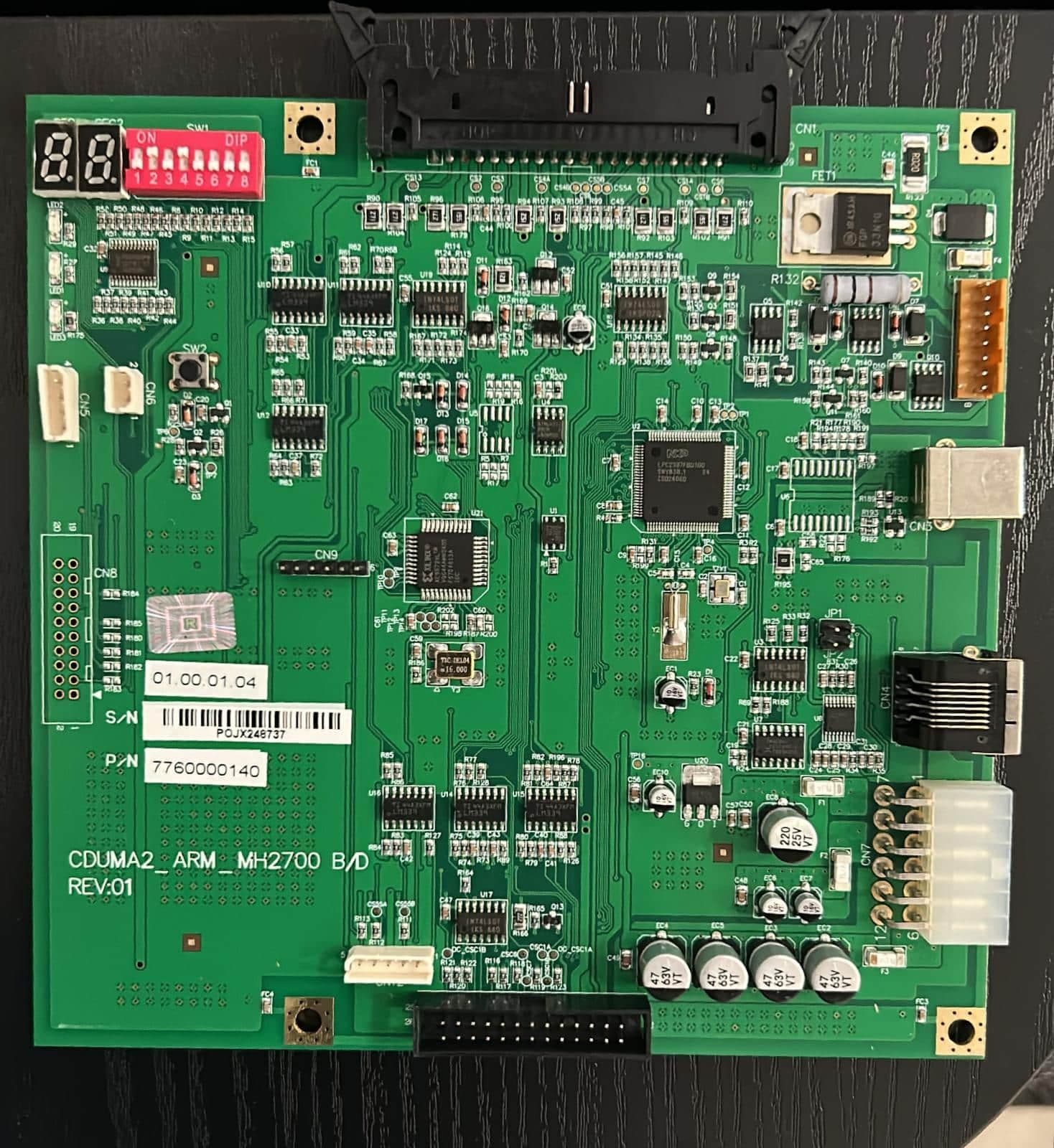 CDU board for Hyosung ATMs, S7760000140