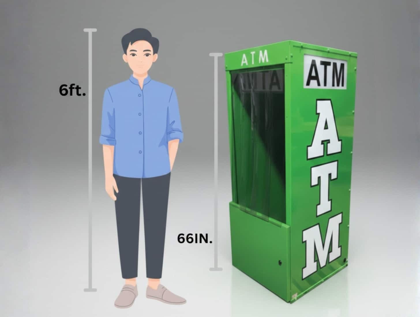 Light ATM Enclosure for events / Free Shipping / Buy Now Pay Later available