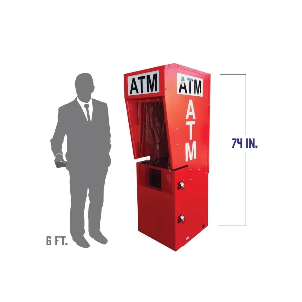 ATM Enclosure with Lexan Lighted Topper For Secure Indoor & Outdoor Installations