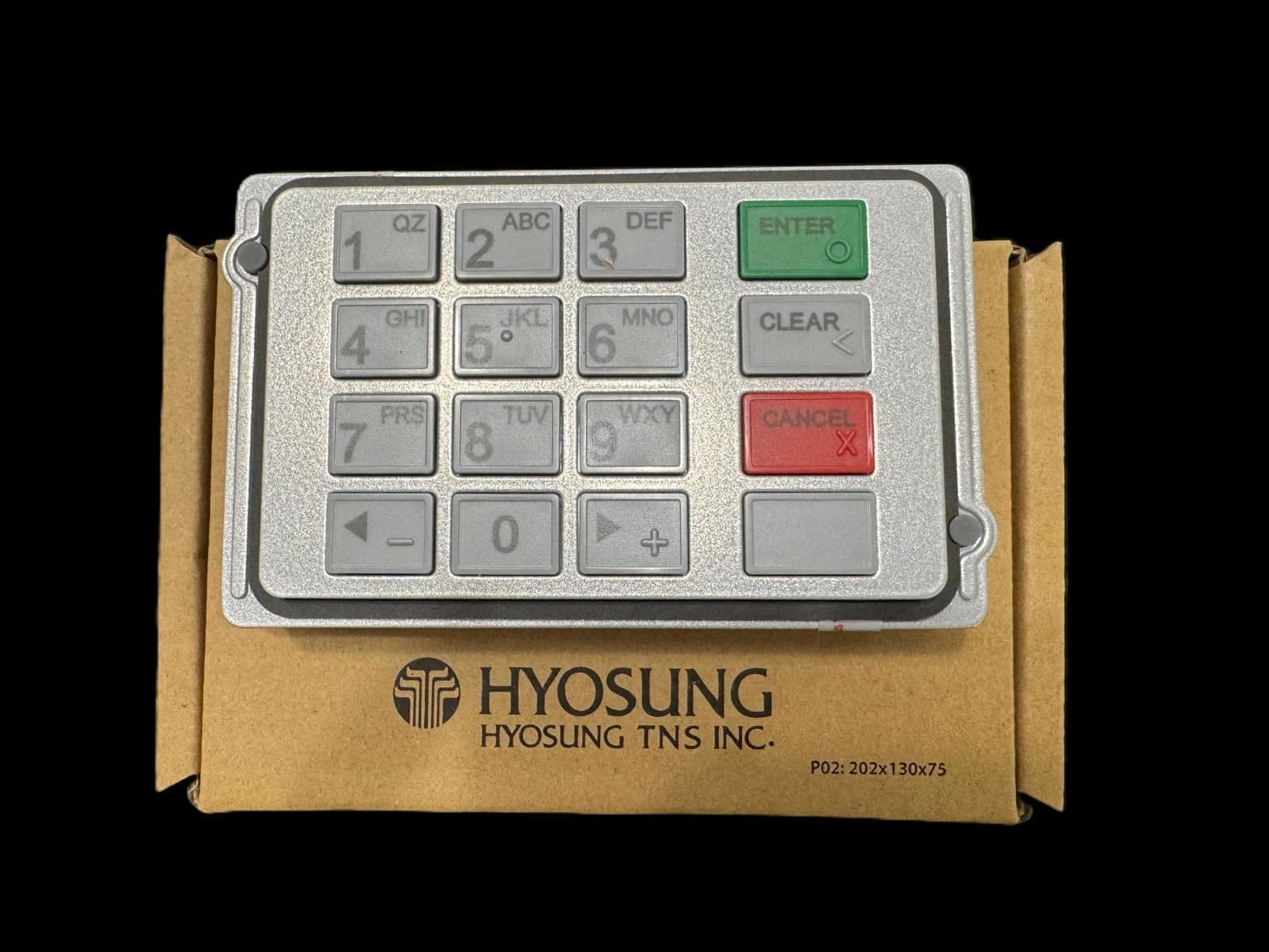 Hyosung 8000R Keypads Refurbished (PN: 7130020100) with PCI Compliance Upgrade Kit for Hyosung NH1800SE – 6000K Keypad to 8000R or X1 - (Accessories Only)  (PNs: S3200000556, S7200001298, S4210003125)