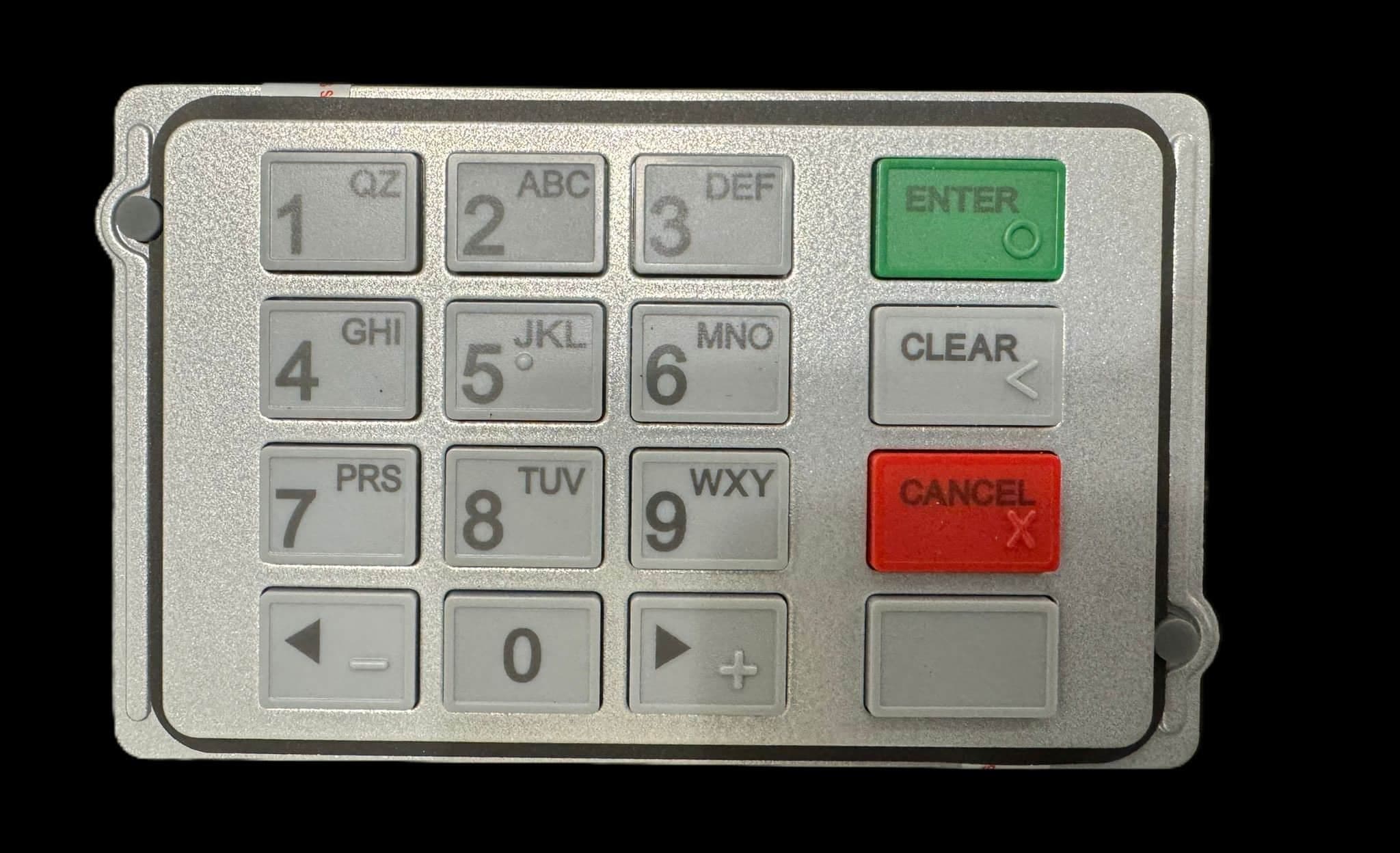 Hyosung 8000R Keypads Refurbished (PN: 7130020100) with PCI Compliance Upgrade Kit for Hyosung NH1800SE – 6000K Keypad to 8000R or X1 - (Accessories Only)  (PNs: S3200000556, S7200001298, S4210003125)