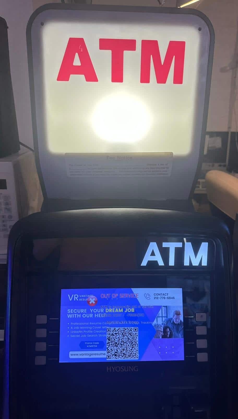 ATM Topper For Hyosung ATM Machines