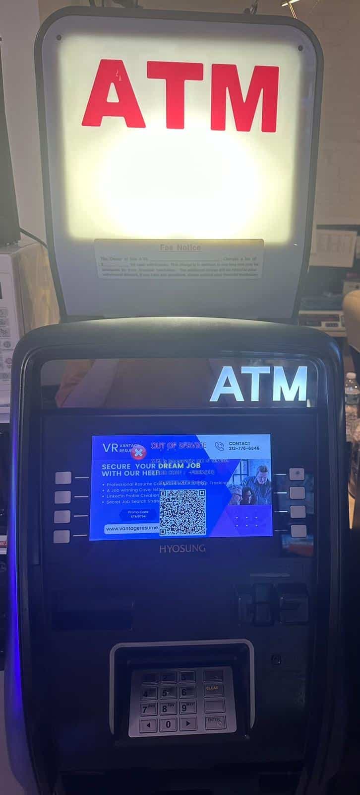 ATM Topper For Hyosung ATM Machines