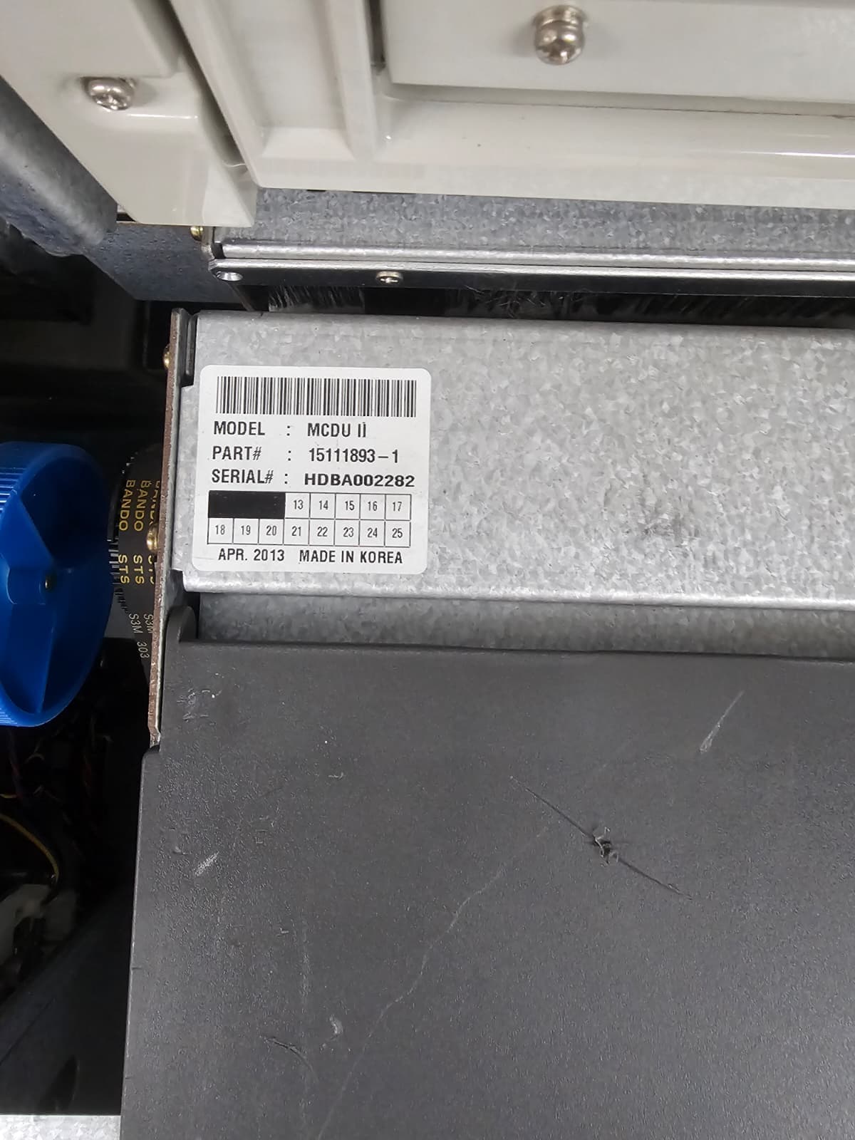 Genmega 2,000-Note Dispenser with Cassette (P/N 15111893-1 & 141170011)