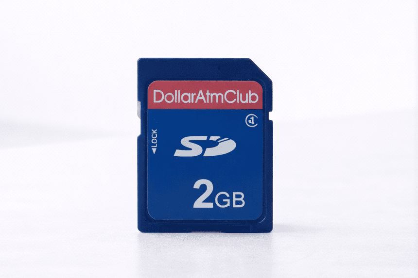 Dollar ATM Club 2GB SD Card Loaded with ATM Software for Hyosung Win 7.0 Mainboard