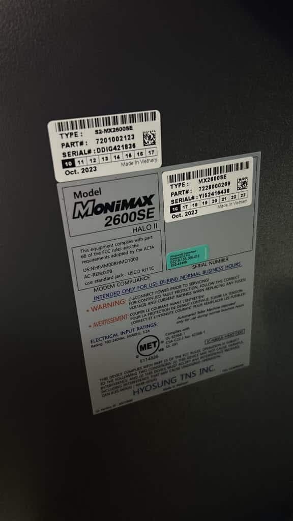 Hyosung Halo 2 - 2K CDU with 8000R Keypad – 3 Months Warranty - (Buy Now Pay Later Available)
