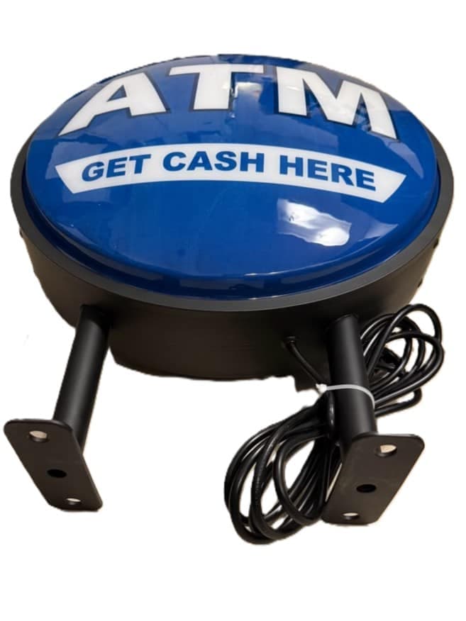 Weatherproof Outdoor ATM Sign